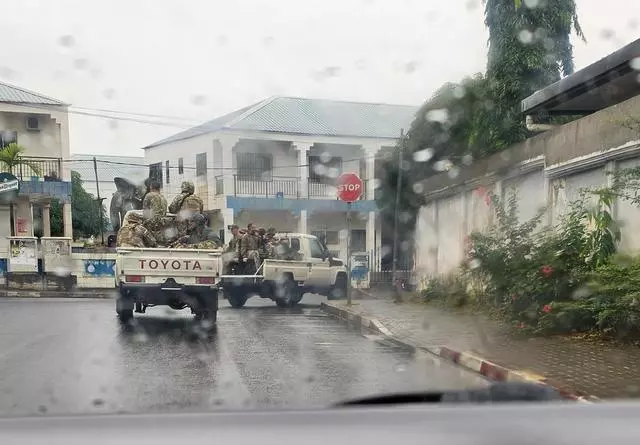 Soldados Wagner en Malabo, la capital de Guinea Ecuatorial / Diario Rombe